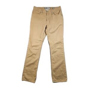 Buckle BKE Jeans Jake Straight Stretch‎ Brown Heavy Stitch Men 31R (31x31)